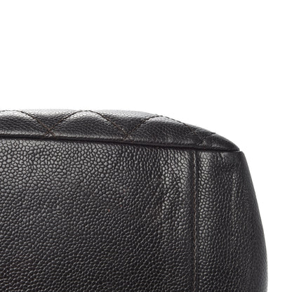 Chanel Caviar Quilted Grand Shopping Tote GST Dark Brown 11 of 15