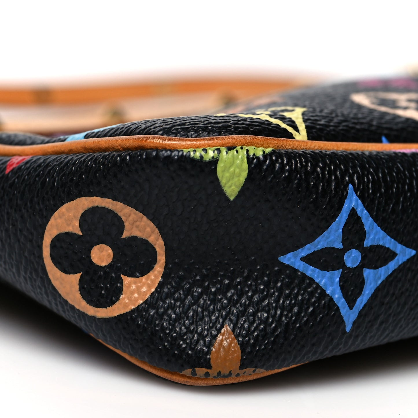 Monogram Multicolor Pochette Accessories Black