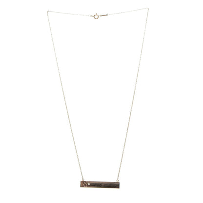 Tiffany 18K Rose Gold Diamond Paloma Picasso Loving Heart Bar Pendant Necklace 3 of 7