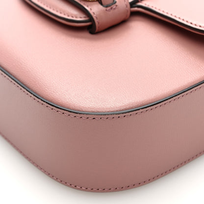 Gucci Azalea Calfskin Crystal GG Monogram Mini Horsebit 1955 Shoulder Bag Pink 10 of 10