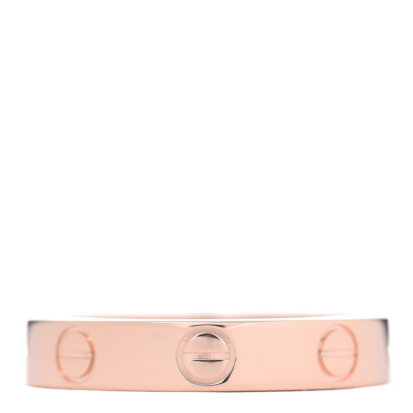 18K Pink Gold 3.5mm LOVE Wedding Band Ring 51 5.75