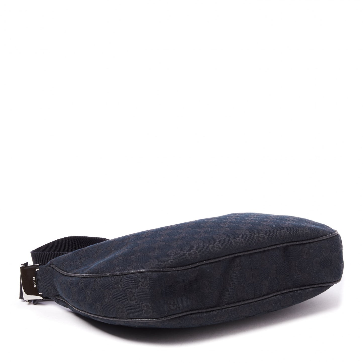Monogram Medium Half Moon Hobo Black