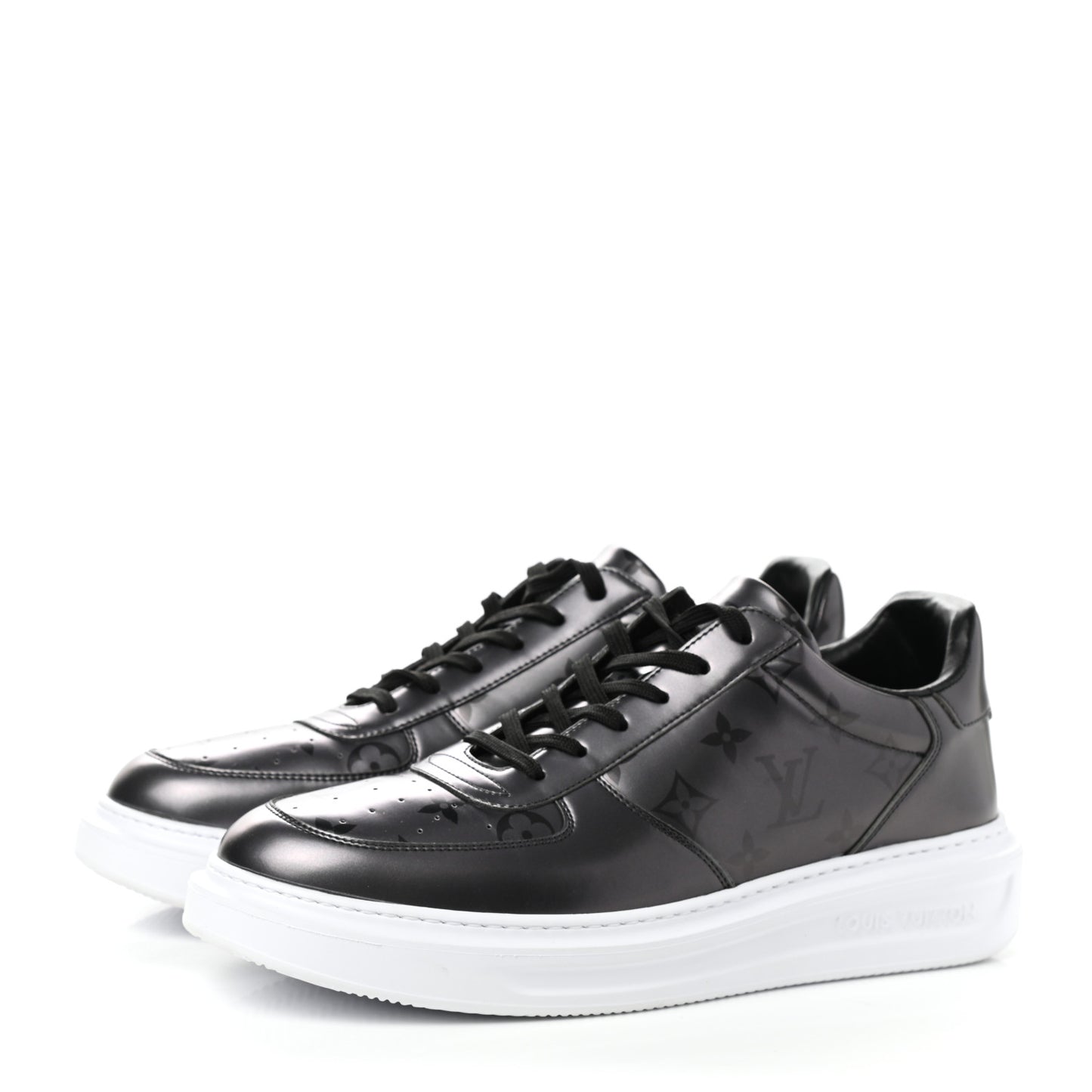 Canvas Monogram Beverly Hills Sneakers 8 Argent