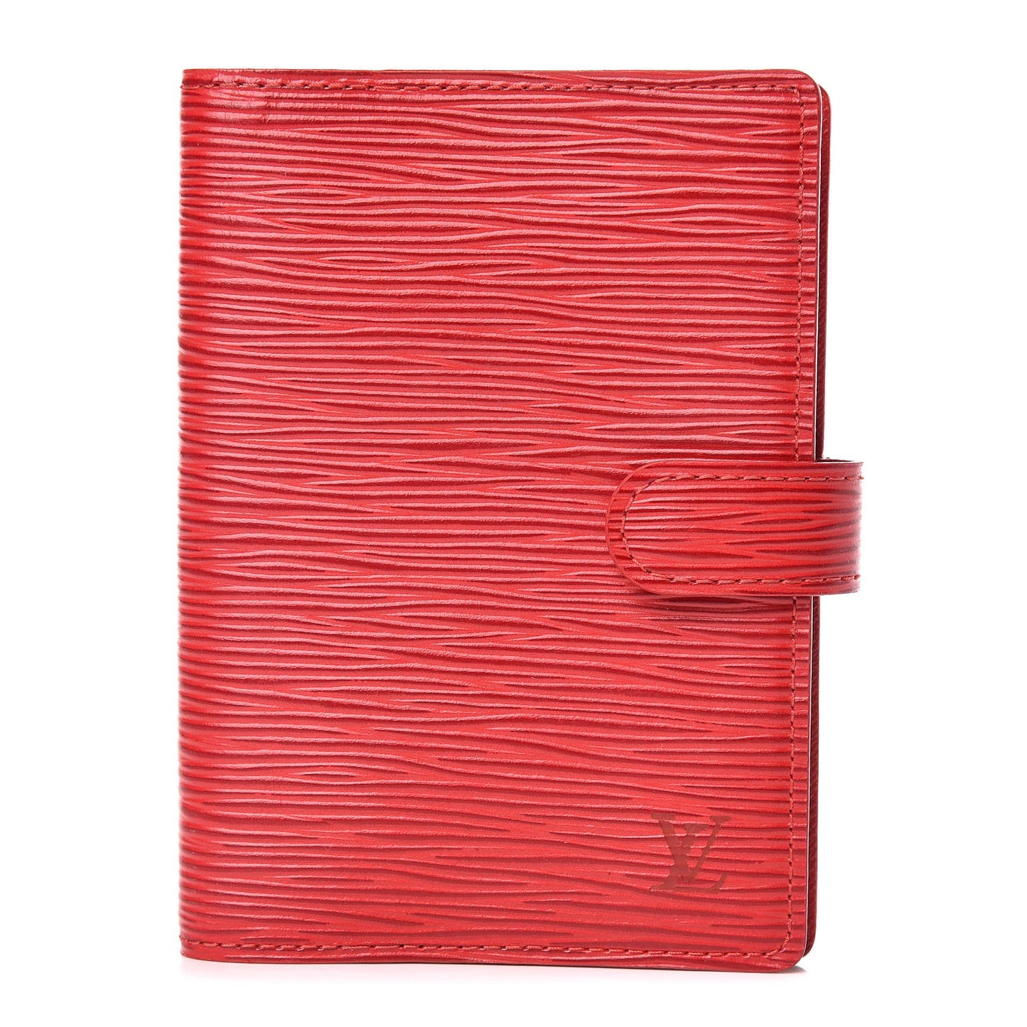 Epi Small Ring Agenda Cover Castillan Red