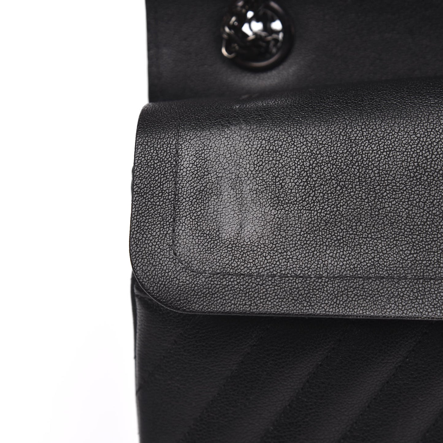 Sheepskin Chevron Quilted 2.55 Reissue 226 Flap So Black