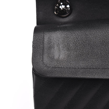 Chanel Sheepskin Chevron Quilted 2.55 Reissue 226 Flap So Black 11 of 14