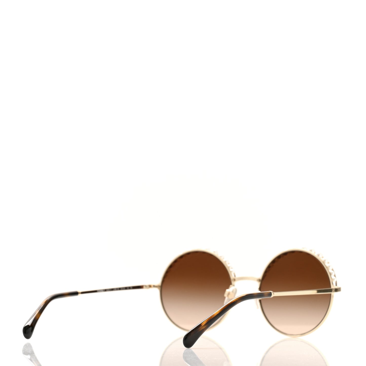 Pearl Round Sunglasses 4234-H Light Brown