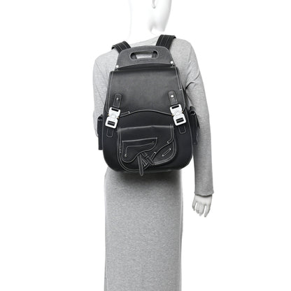 Christian Dior Grained Calfskin Maxi Gallop Backpack Black 2 of 10
