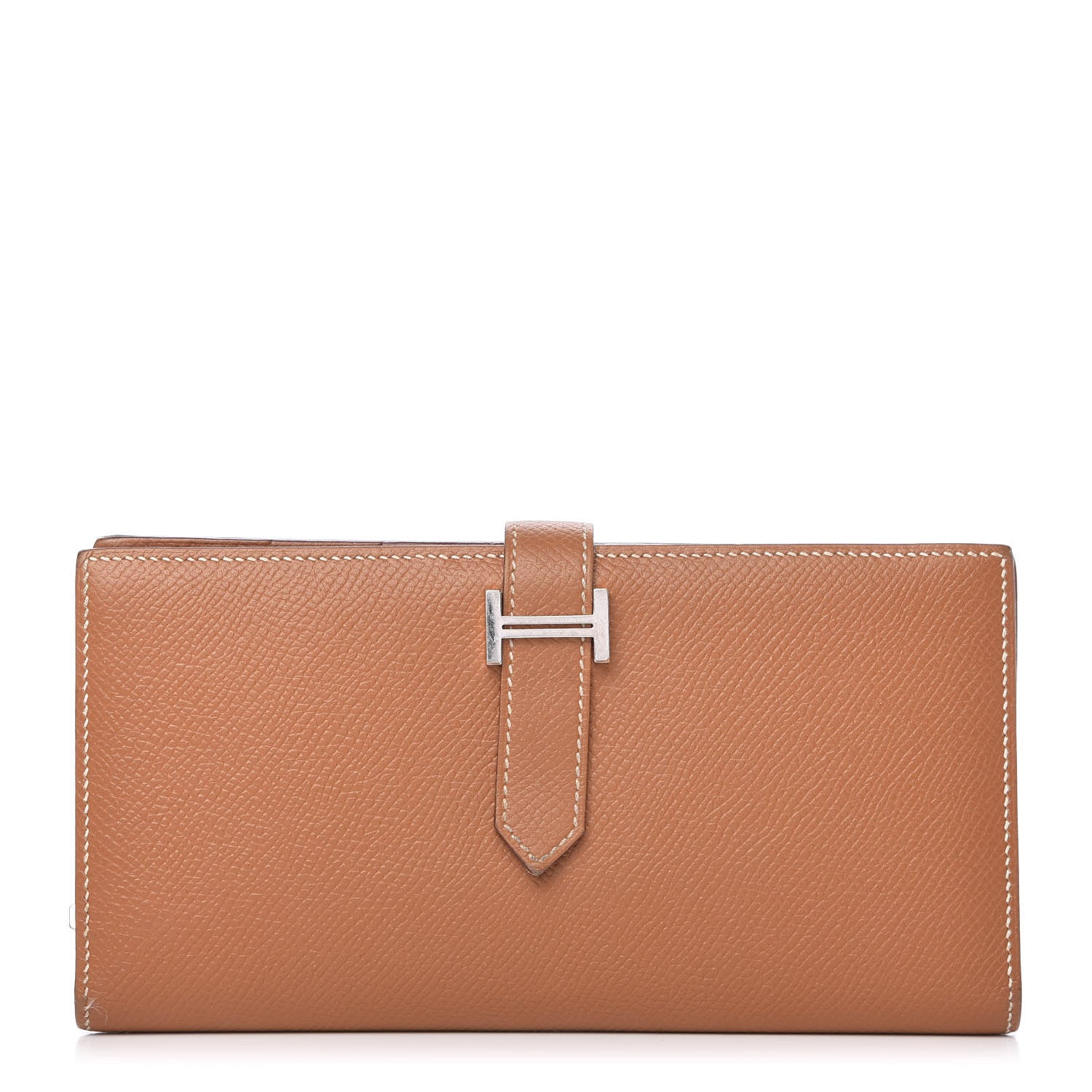 Hermes Epsom Bearn Gusset Wallet Gold 1 of 6
