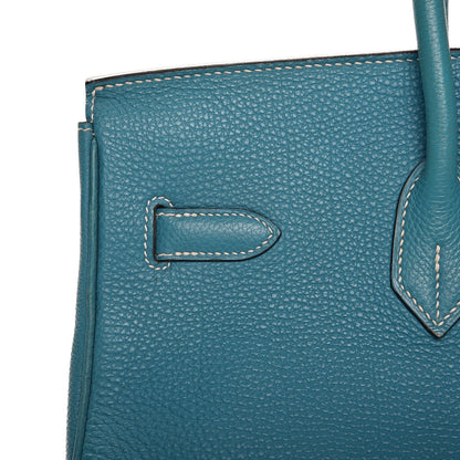 Hermes Togo Birkin 35 Blue Jean 30 of 38