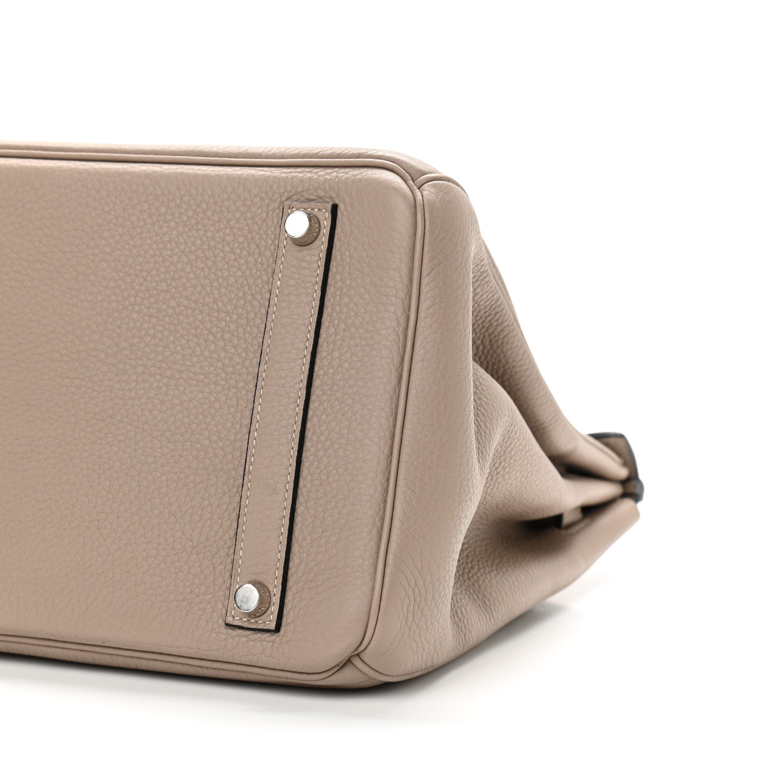 Hermes Taurillon Clemence Birkin 35 Gris Tourterelle 9 of 9