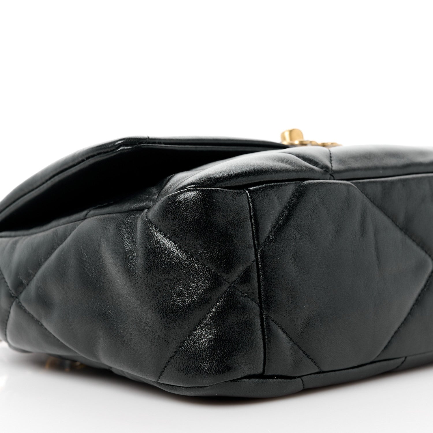 Chanel Lambskin Quilted Medium Chanel 19 Flap Black 9 of 11