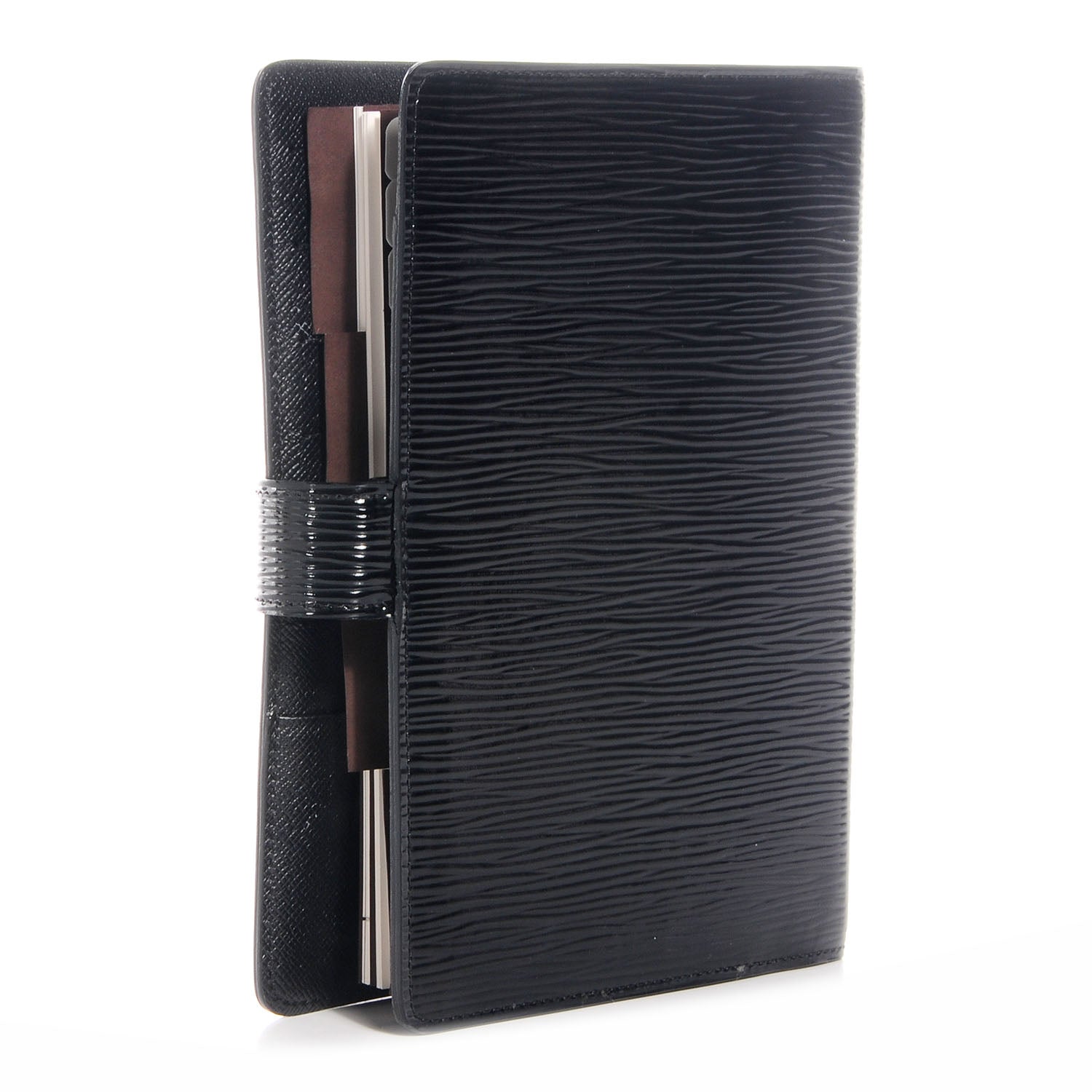 Louis Vuitton Electric Epi Medium Ring Agenda Black 3 of 8
