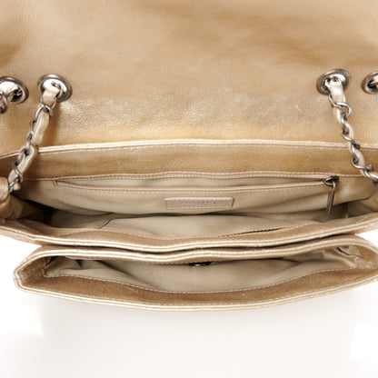Chanel Metallic Calfskin Quilted Flap Bag Light Gold 5 of 11