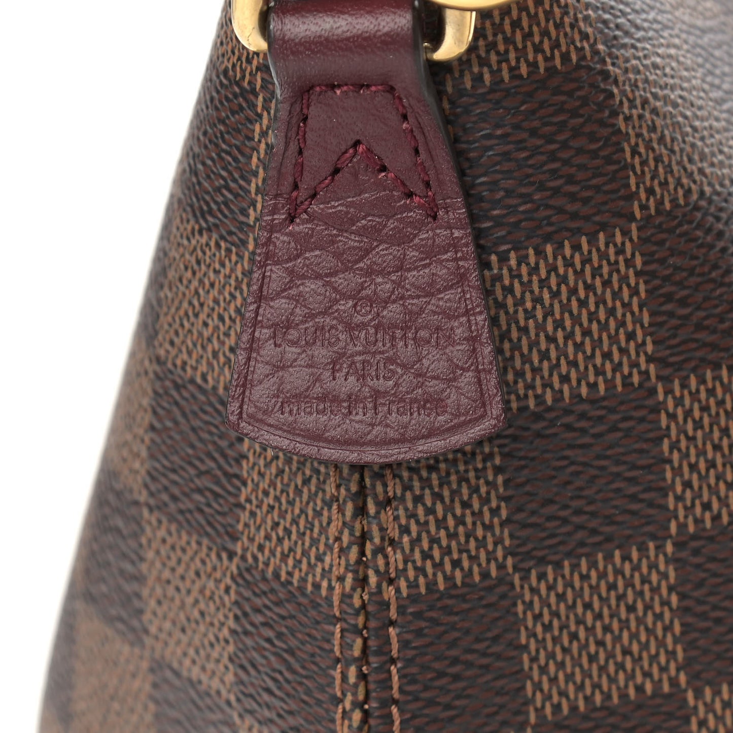Damier Ebene Cuir Taurillon Hyde Park Fuchsia