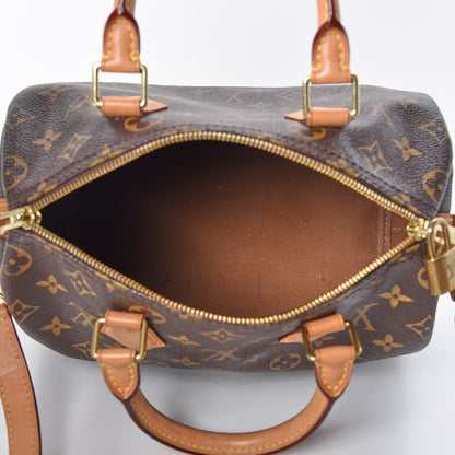 Louis Vuitton Monogram Speedy Bandouliere 25 5 of 14
