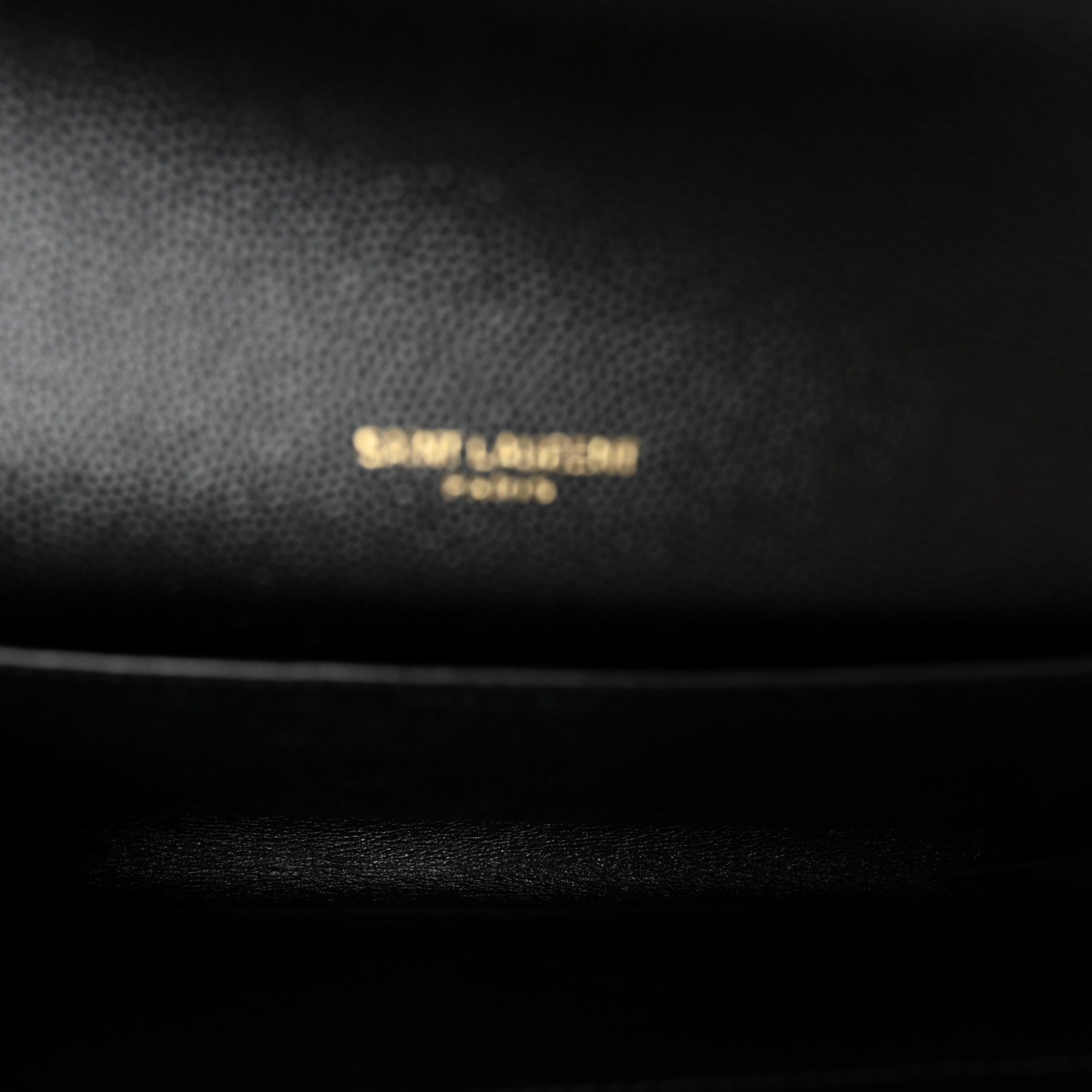 Saint Laurent Grain de Poudre Uptown Chain Wallet Black 4 of 9