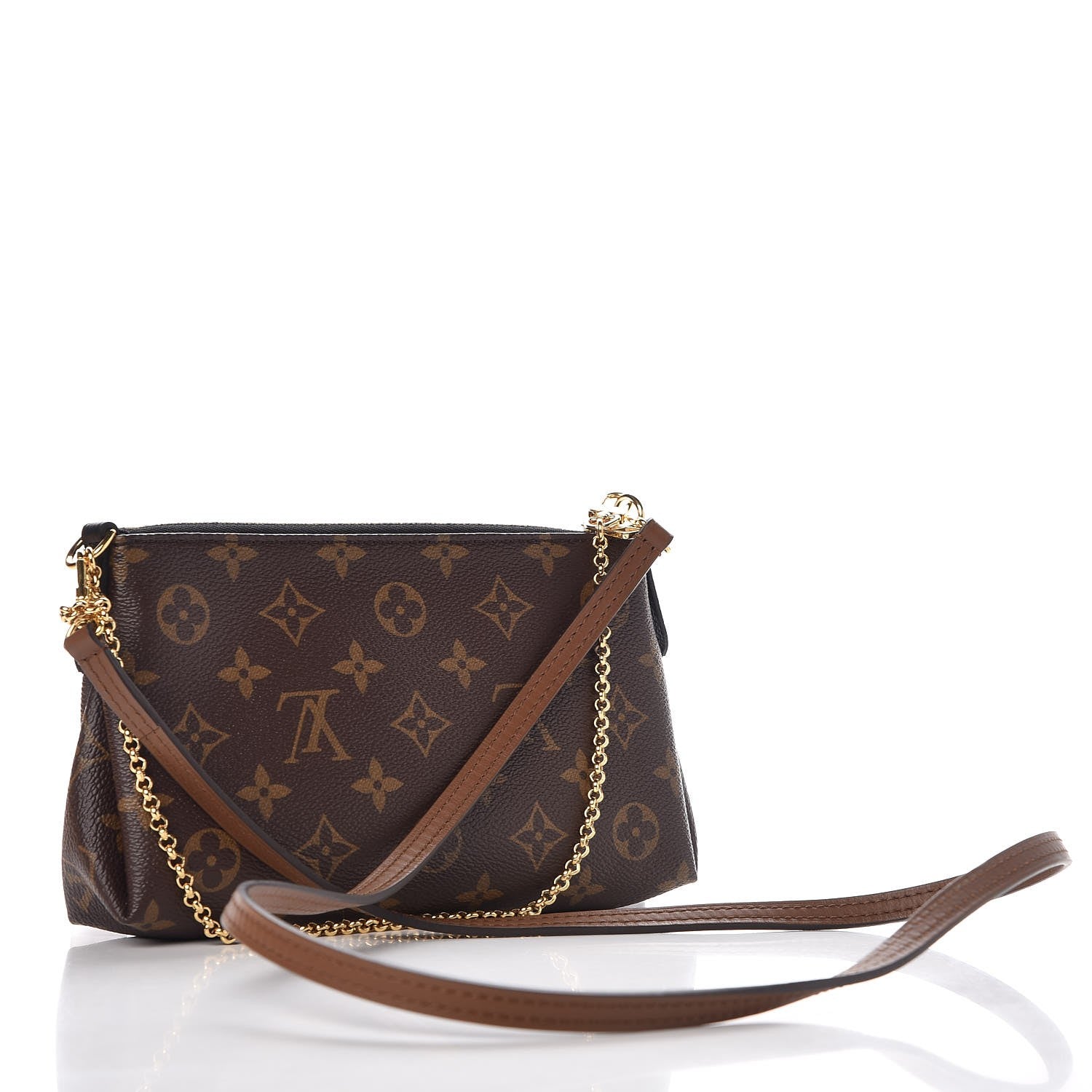 Louis Vuitton Monogram Pallas Clutch Black 3 of 8