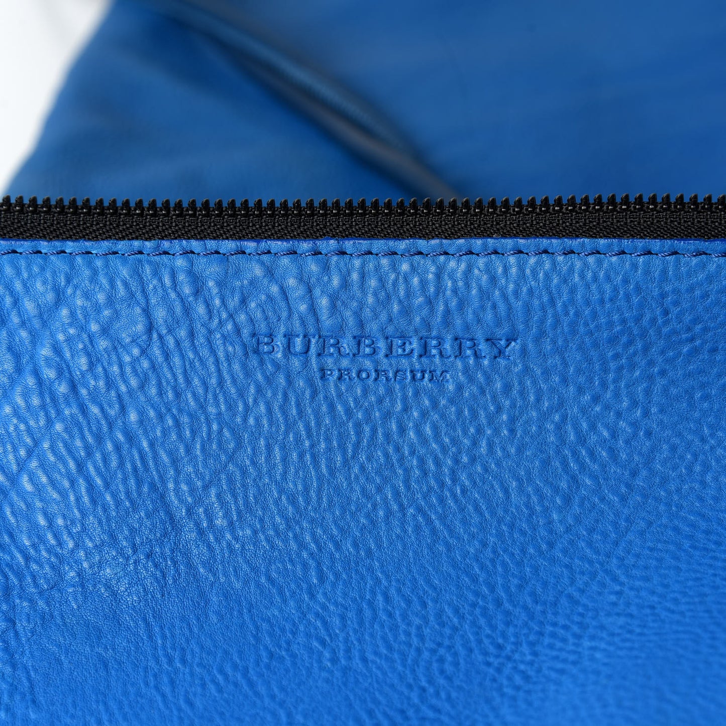 Prorsum Calfskin Drawstring Baby Duffle Vibrant Blue