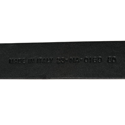 Christian Dior Calfskin Saddle Belt 80 32 Black 6 of 7