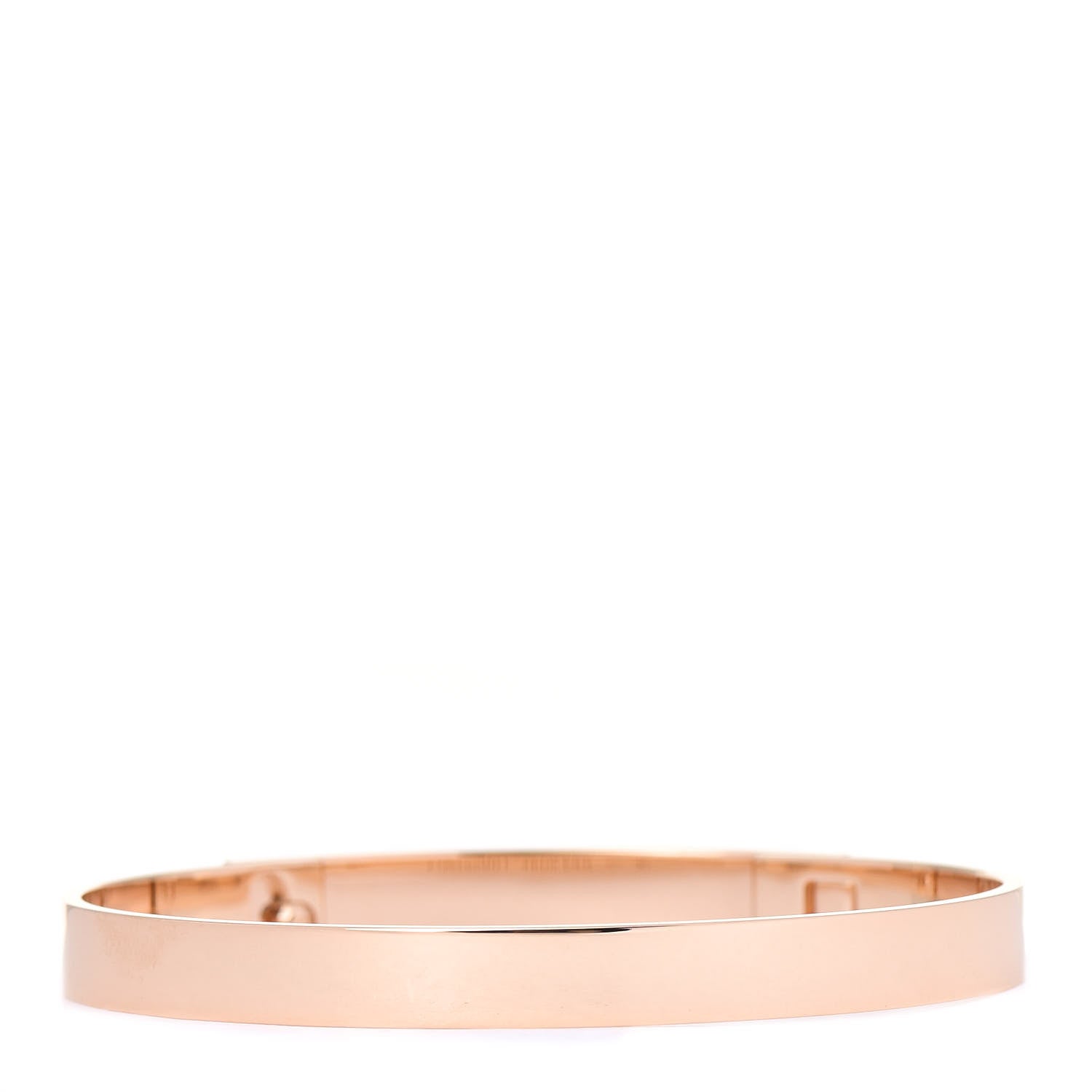 Hermes 18K Rose Gold Diamond PM Collier De Chien Bracelet SH 3 of 5