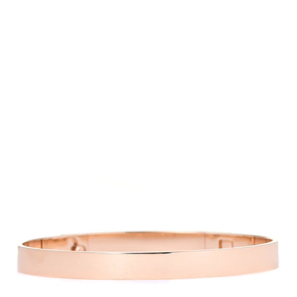 Hermes 18K Rose Gold Diamond PM Collier De Chien Bracelet SH 3 of 5