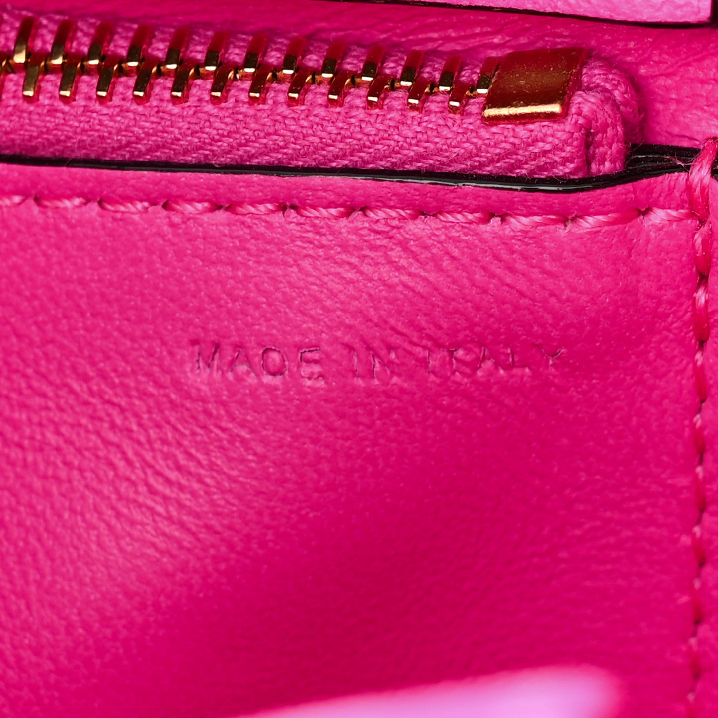 Nappa Tonal Monochrome Small One Stud Handbag Pink PP