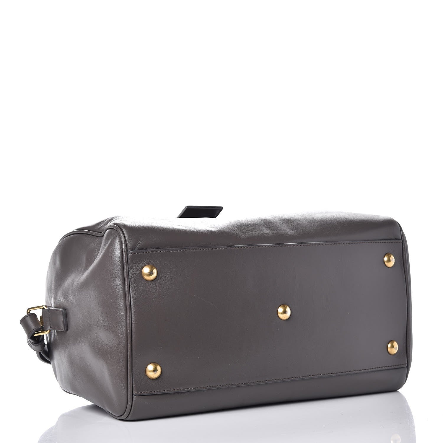 Saint Laurent Calfskin Classic Duffle 6 Earth 5 of 12