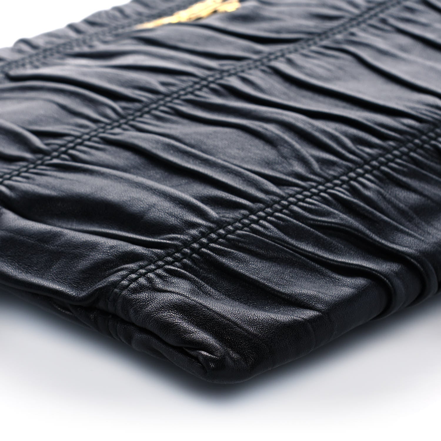 Prada Nappa Gaufre Clutch Nero Black 10 of 11