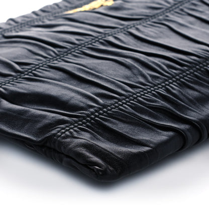 Prada Nappa Gaufre Clutch Nero Black 10 of 11