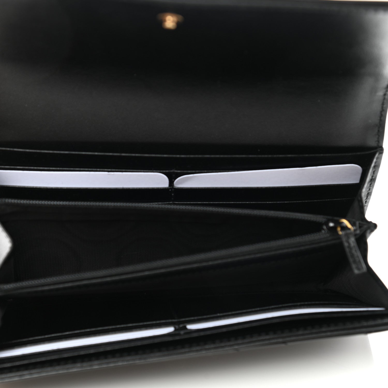 Gucci Calfskin Matelasse GG Marmont Continental Wallet Black 5 of 8
