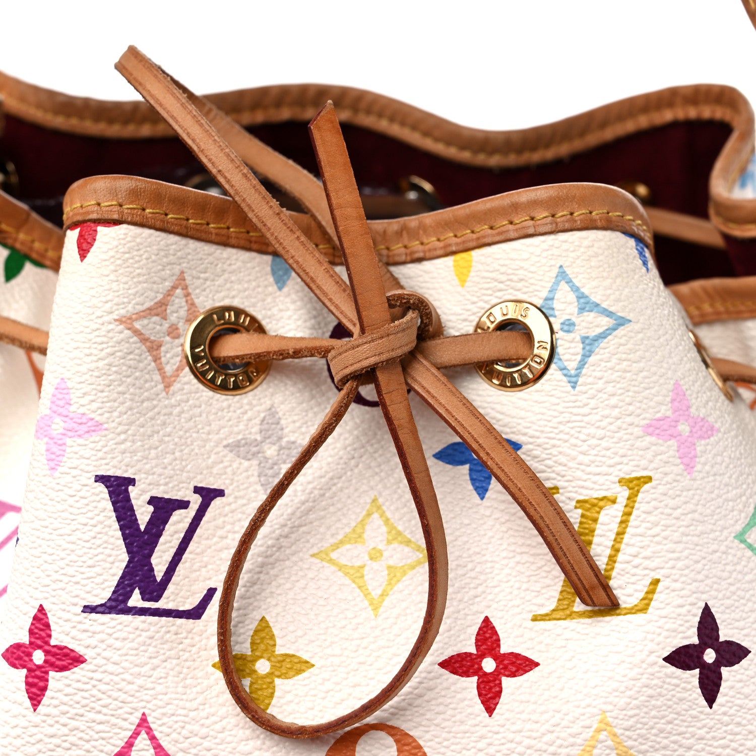 Louis Vuitton Monogram Multicolor Petit Noe White 15 of 22