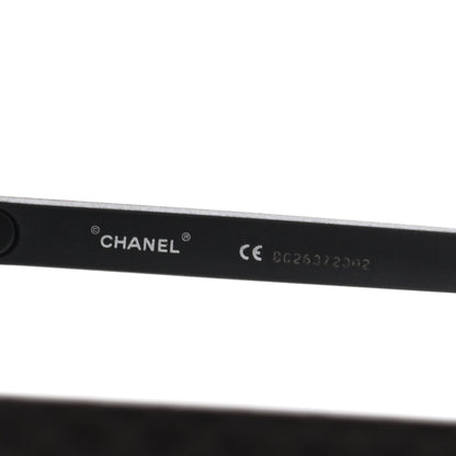 Chanel Acetate Square Sunglasses Black 6 of 7