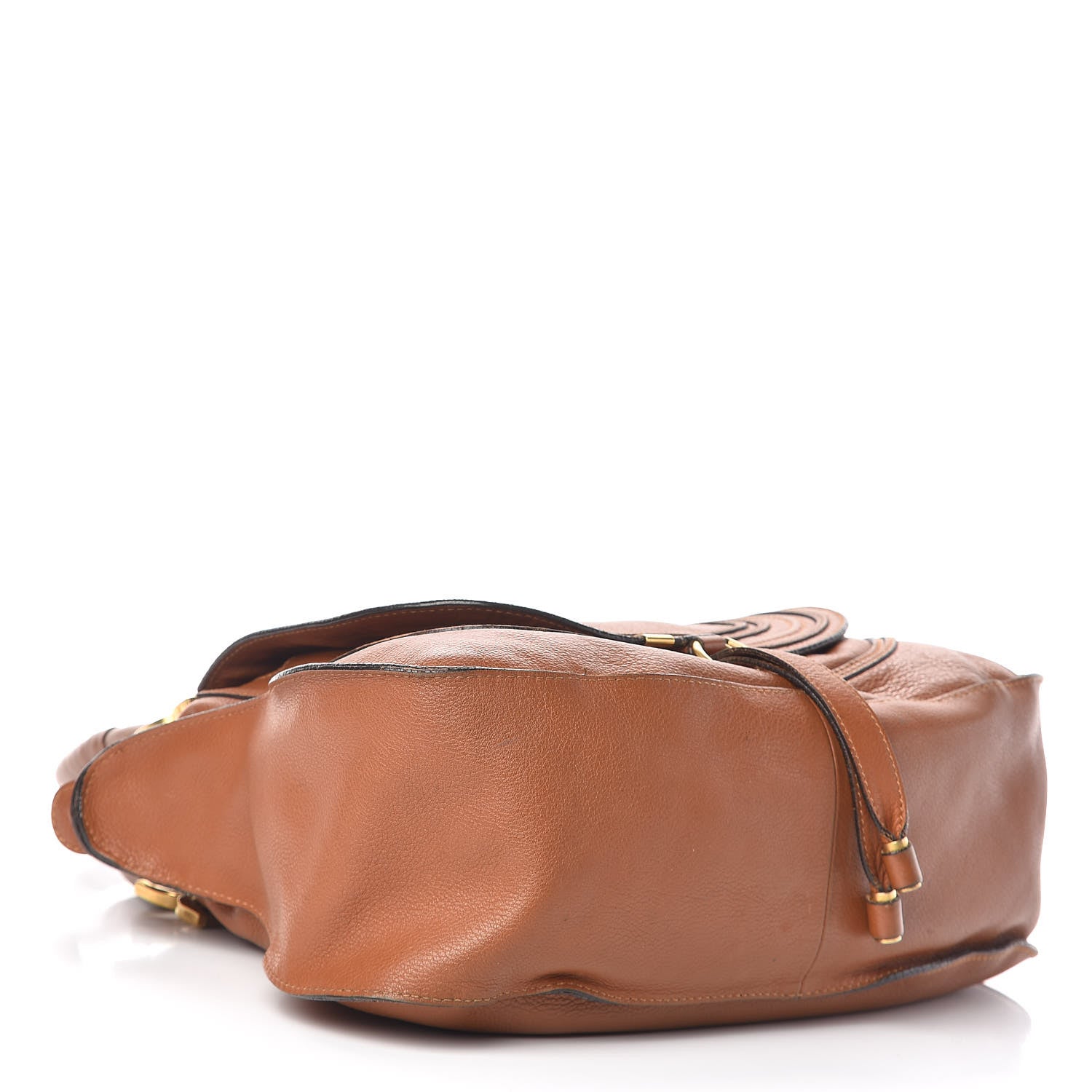 Chloe Calfskin Medium Marcie Satchel Tan 4 of 19