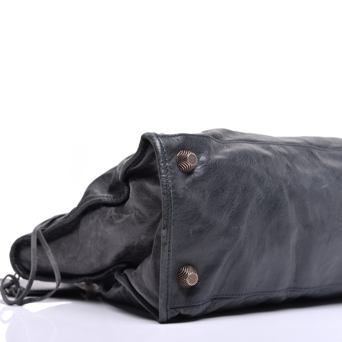 Agneau Giant 21 Rose Gold Hardware Work Anthracite