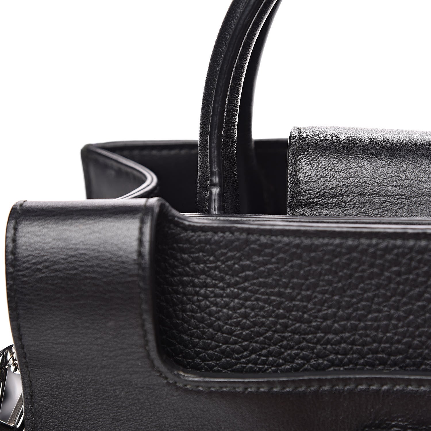 Christian Dior Grained Calfskin Mini Diorever Flap Black 10 of 13