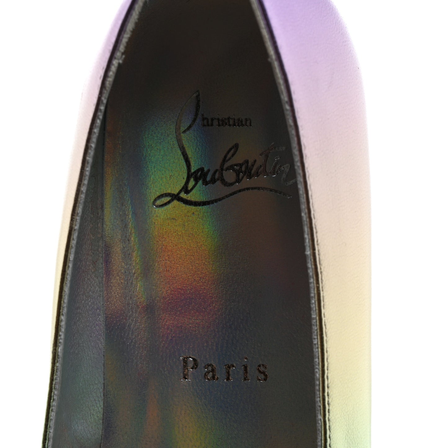 Iridescent Nappa Kate Flats 36.5 Multicolor