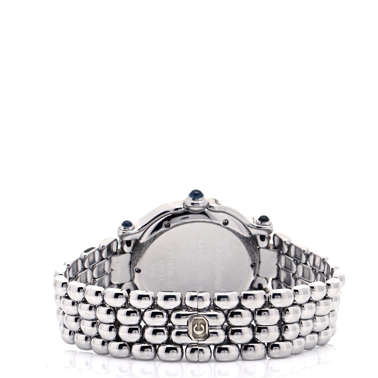 Stainless Steel 7 Diamond 32mm Happy Sport Quartz Watch