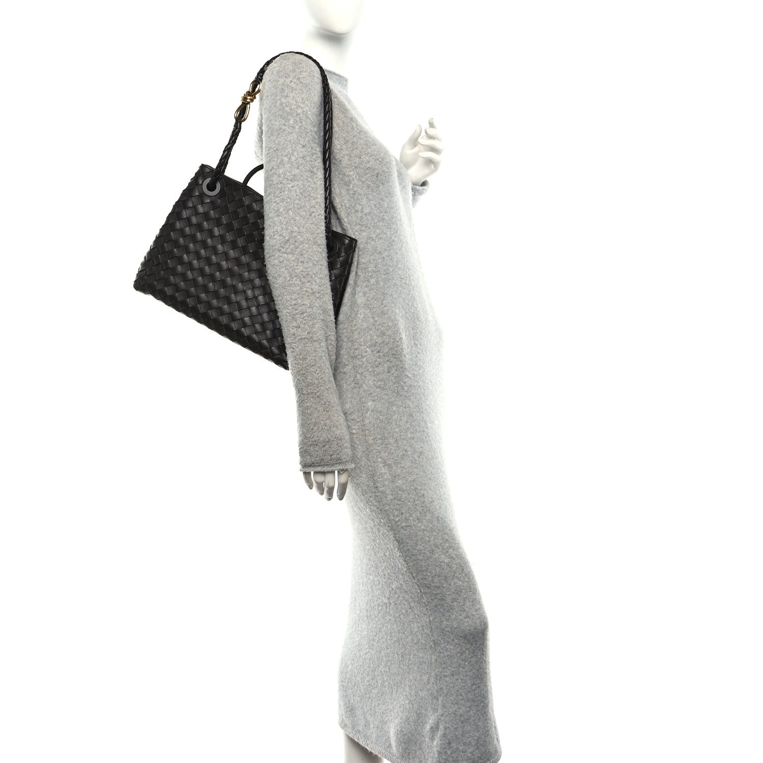Bottega Veneta Nappa Intrecciato Medium Andiamo Shoulder Bag Fondant 2 of 9