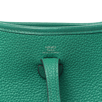 Hermes Taurillon Clemence Evelyne TPM Vert Vertigo 6 of 10