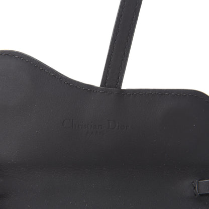 Christian Dior Ultra Matte Calfskin Nano Saddle Chain Pouch Black 8 of 11