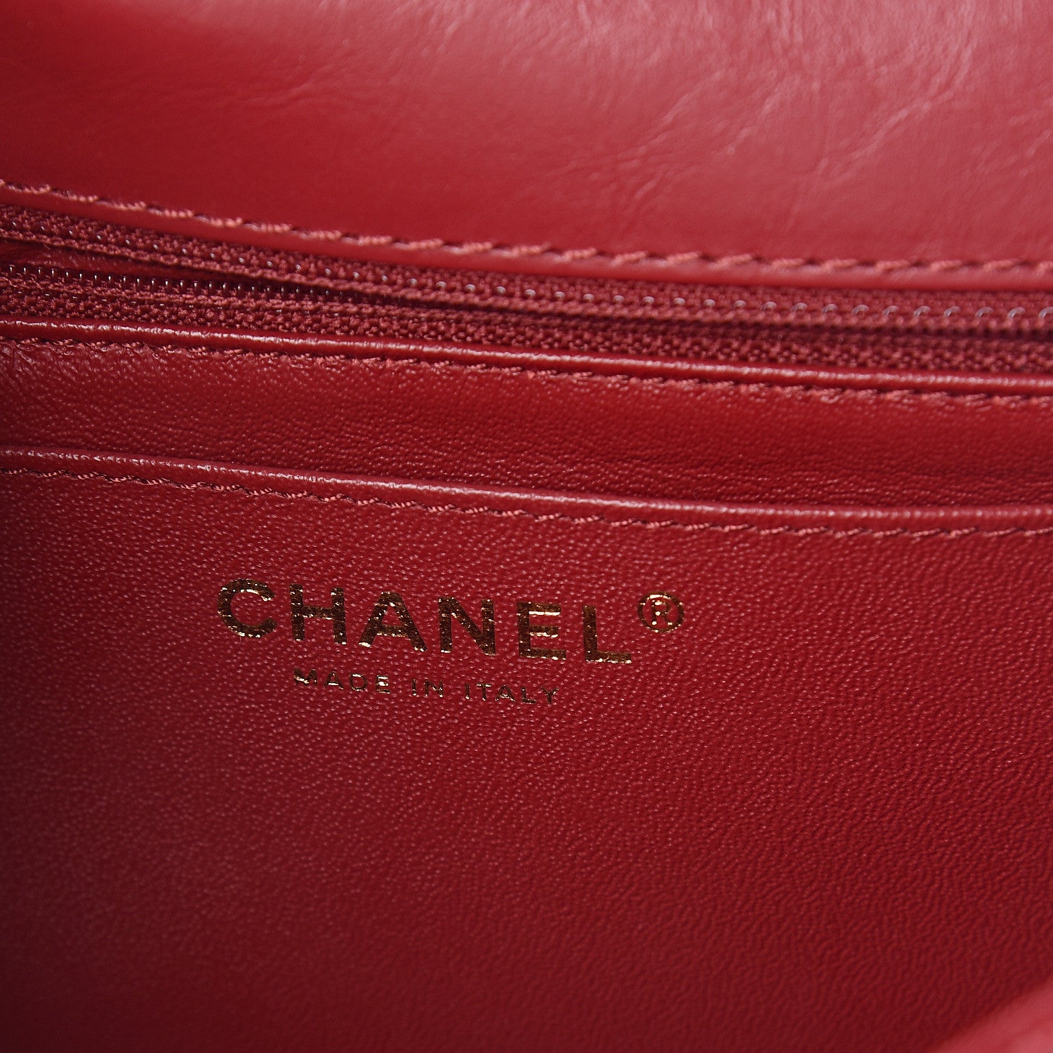 Chanel Aged Calfskin Quilted 2.55 Reissue Mini Flap Red 5 of 8