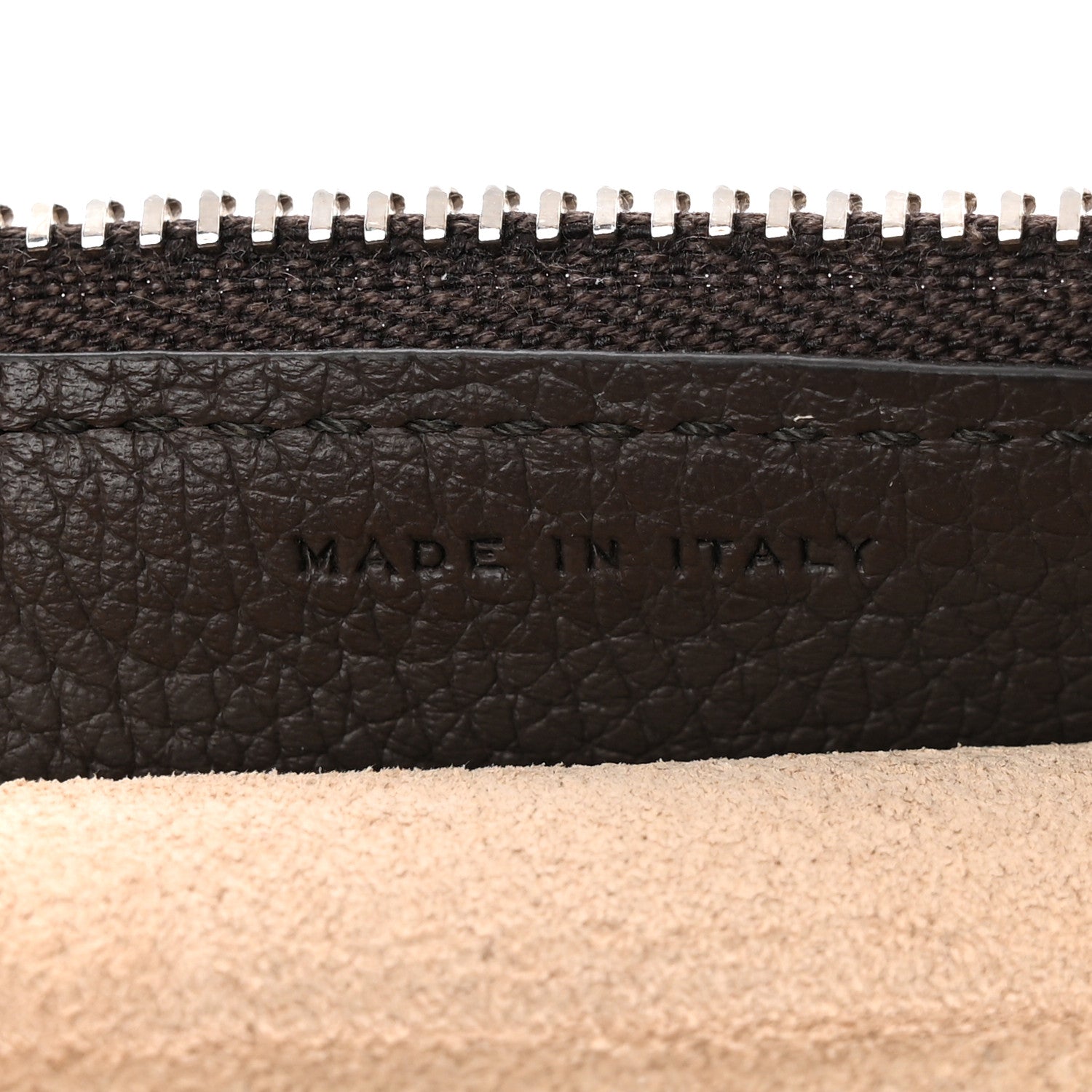 The Row Grained Calfskin Large Slouchy Banana Bag Brunette 7 of 10