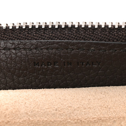 The Row Grained Calfskin Large Slouchy Banana Bag Brunette 7 of 10