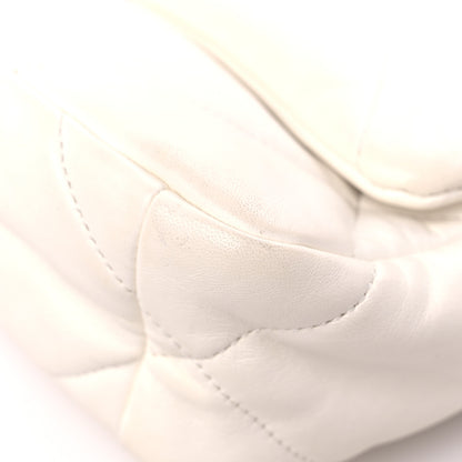 Chanel Lambskin Quilted Medium Chanel 19 Flap White 9 of 13