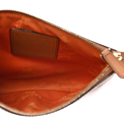MCM Visetos Zip Pouch Cognac 4 of 9