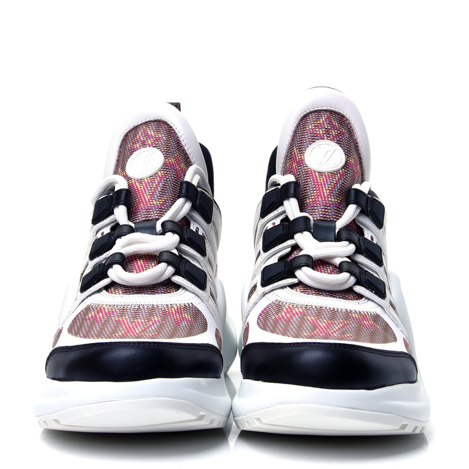 Louis Vuitton Calfskin Nylon LV Pop Archlight Sneaker 37 Rose 2 of 10