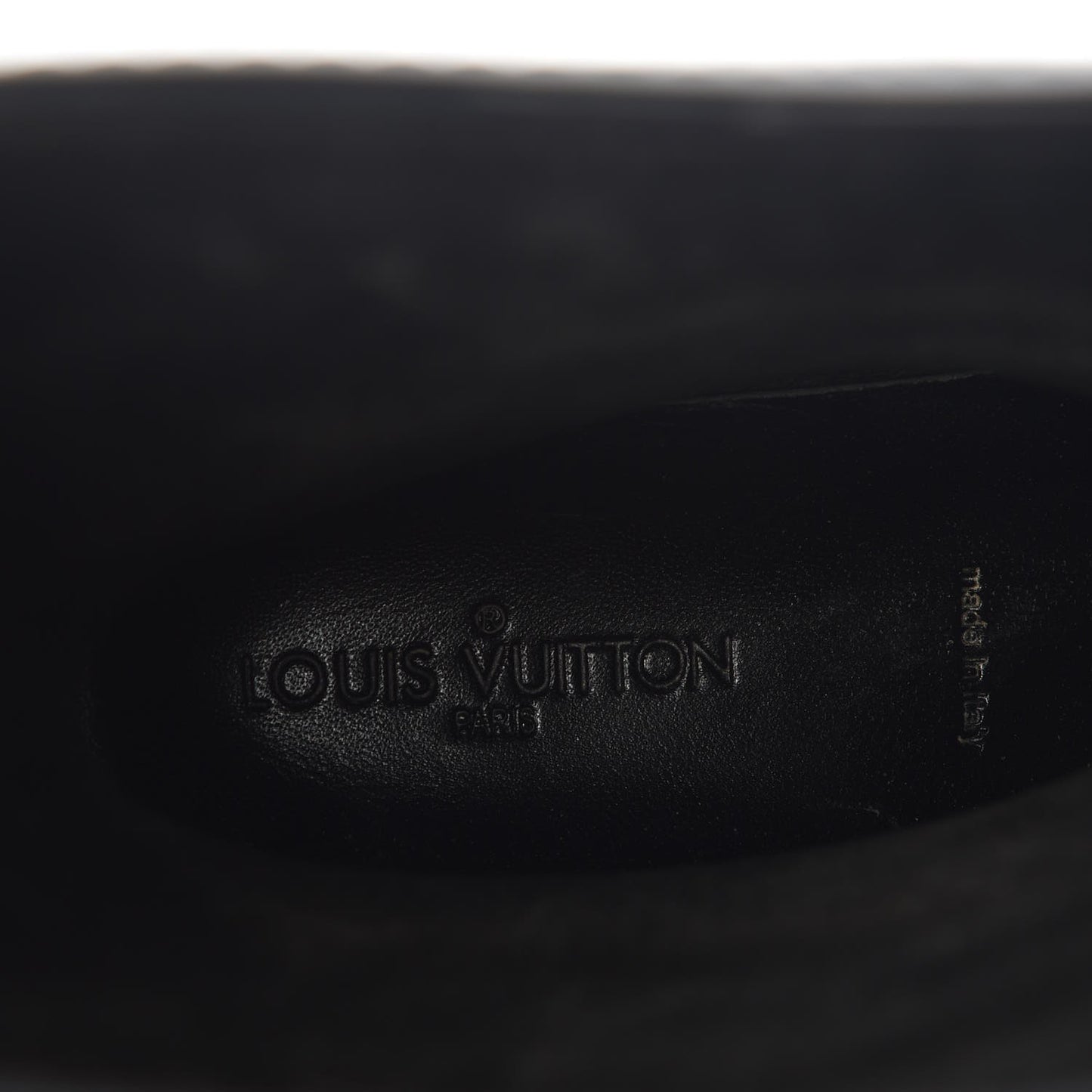 Rubber Embossed Monogram Splash Rain Boots 41 Black