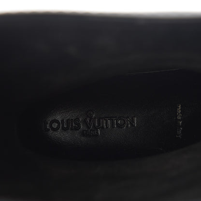 Louis Vuitton Rubber Embossed Monogram Splash Rain Boots 41 Black 7 of 9