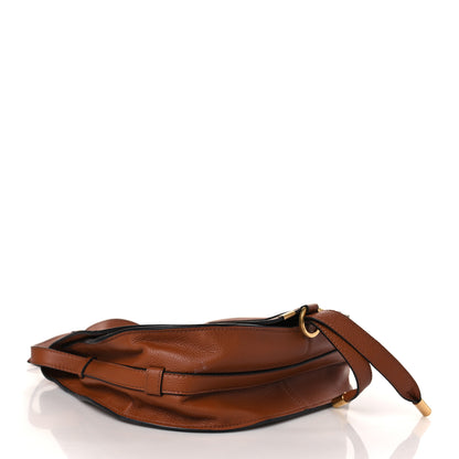 Chloe Calfskin Medium Marcie Round Crossbody Bag Tan 4 of 9